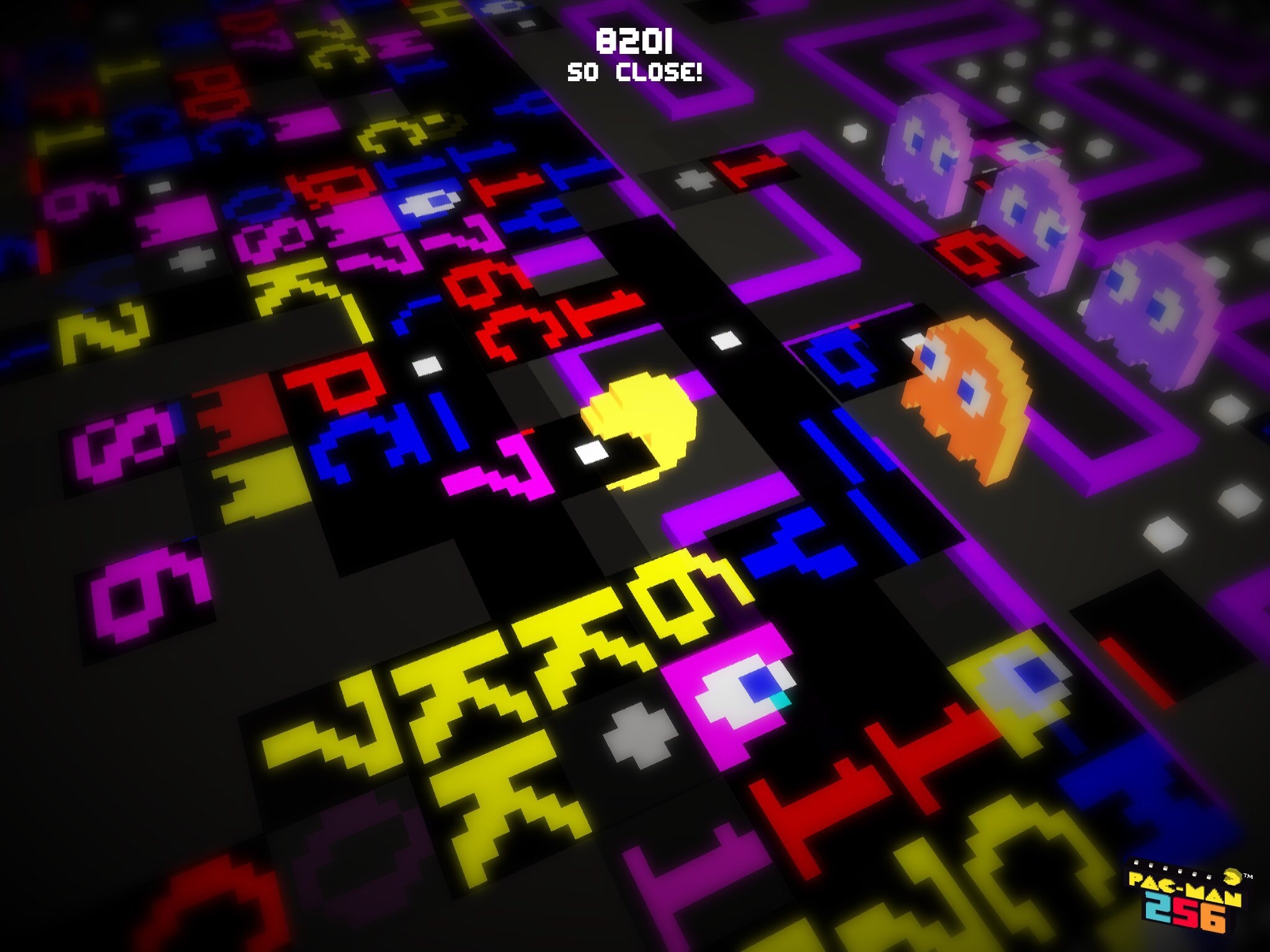 PacMan 256's glitch chic divides the crowd Pocket Gamer